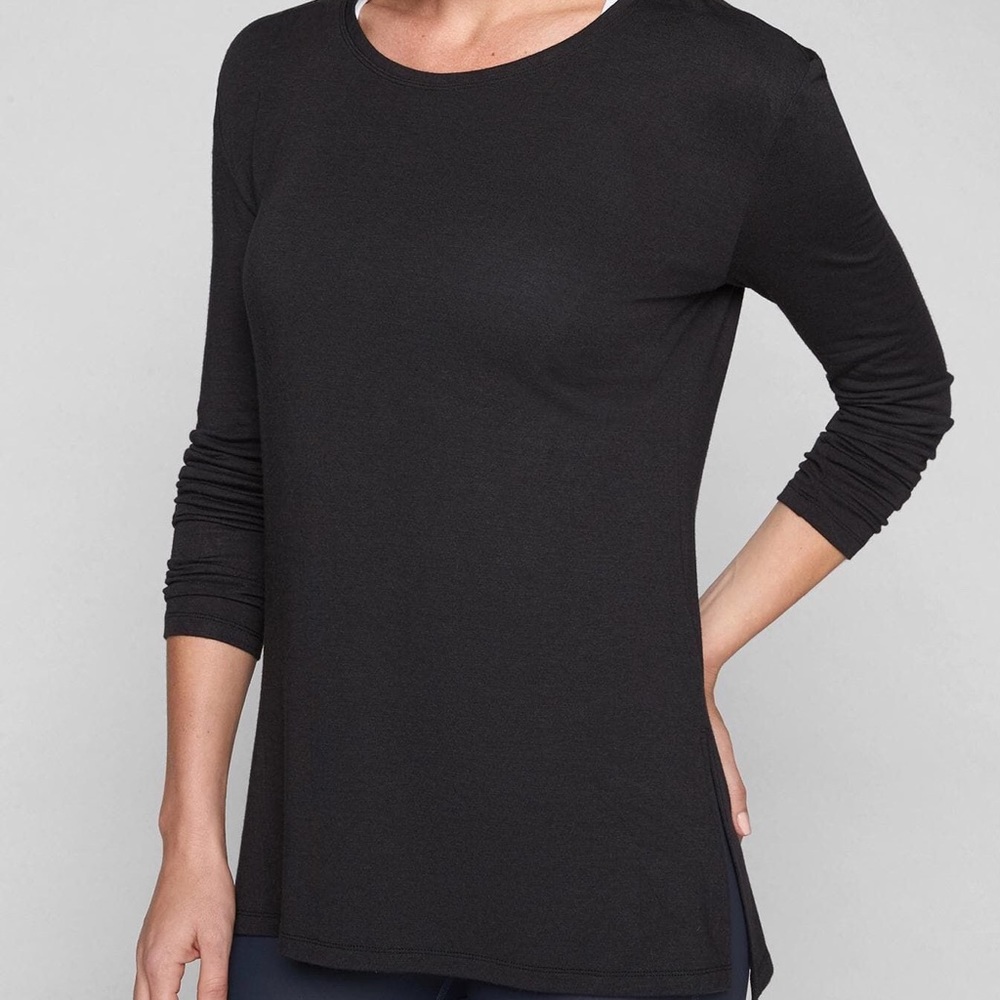 Athleta Threadlight Long Sleeve Layering Tunic Top